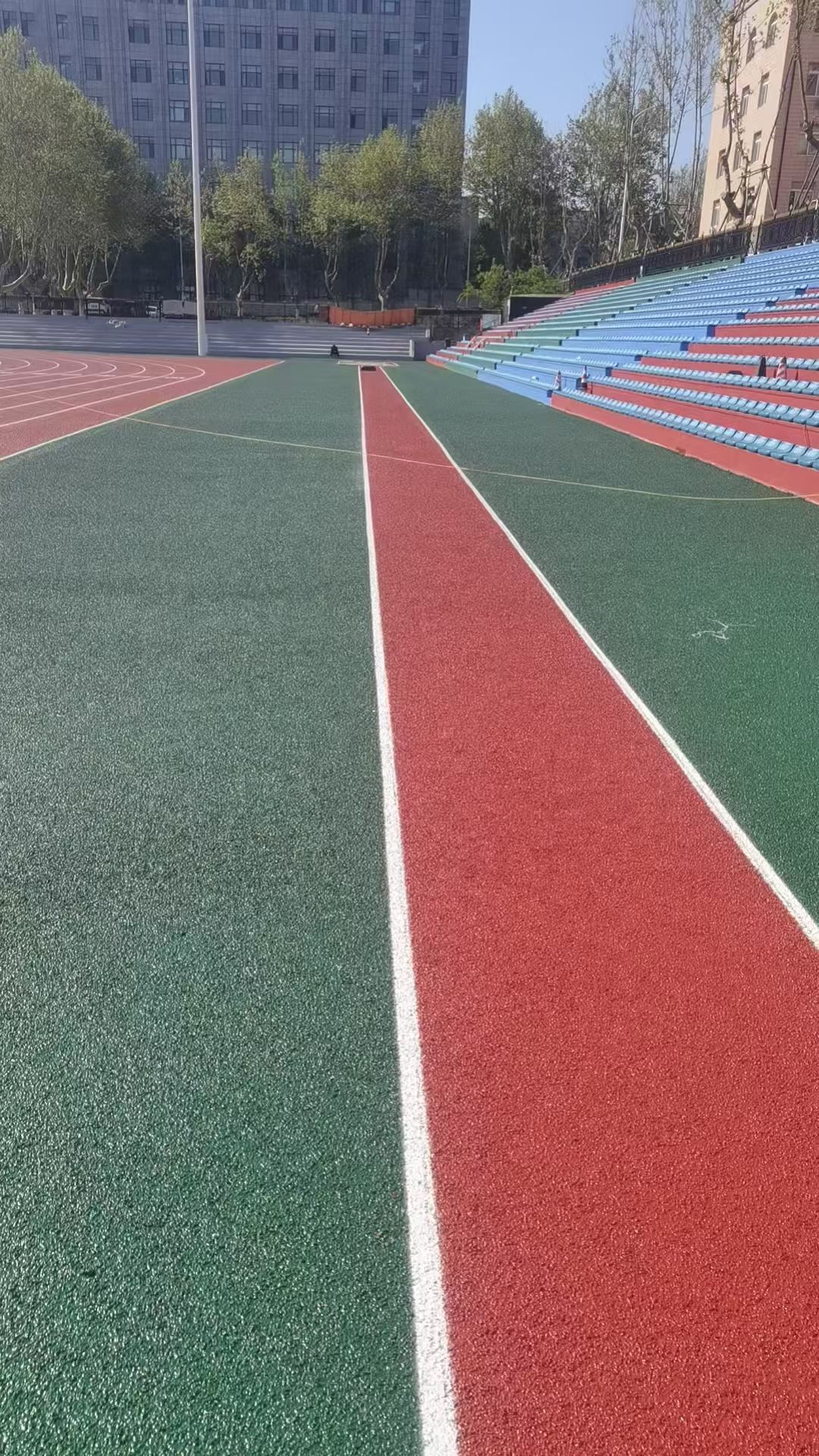 广安市透气型塑胶跑道透水跑道 - 厂家